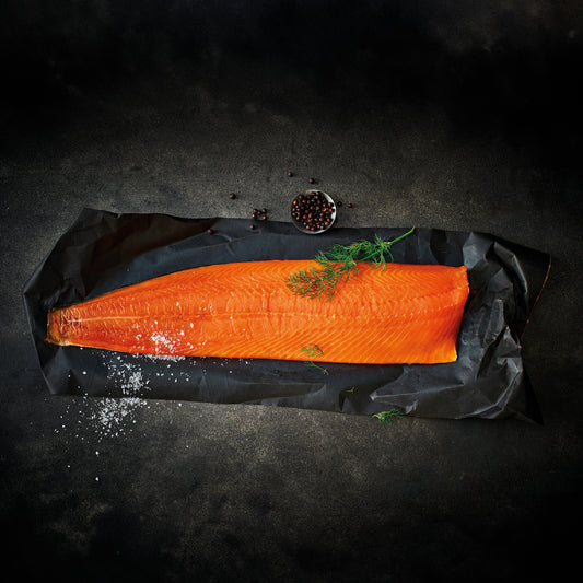 Landbased Lachs Natur mit garantierter Lieferung zu Weihnachten