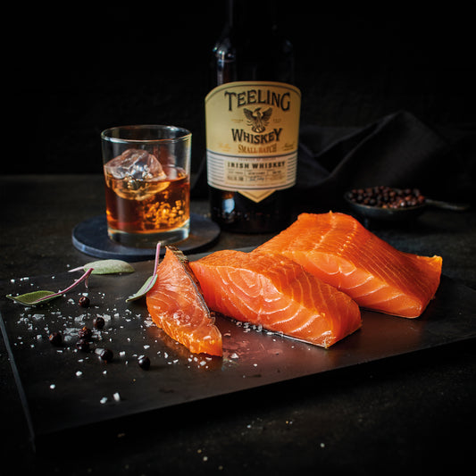 Landbased Lachs Whisky mit garantierter Lieferung zu Weihnachten